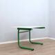 1960s Bieffeplast vintage green metal frame desk