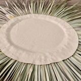 Sunburst Mirror in Rattan and Palm Leaf