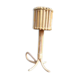 Lampe en rotin 1950