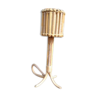 Lampe en rotin 1950
