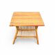 Audoux Minnet style 60's rattan bedside table