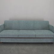 Newly Upholstered Art Deco Sofa / Folding Bed by Halabala, 1930s