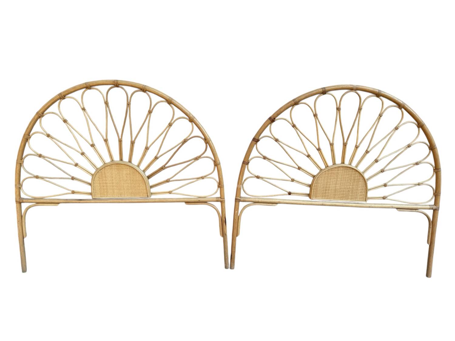 Rattan headboards from the 60s