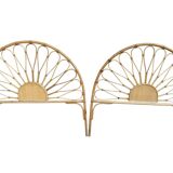 Rattan headboards from the 60s