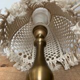 Macramé lampshade