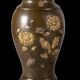 Pair of Japanese Candelabra - Meiji Base with Shakudo Decoration