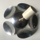 Flower chrome metal pendant 70s