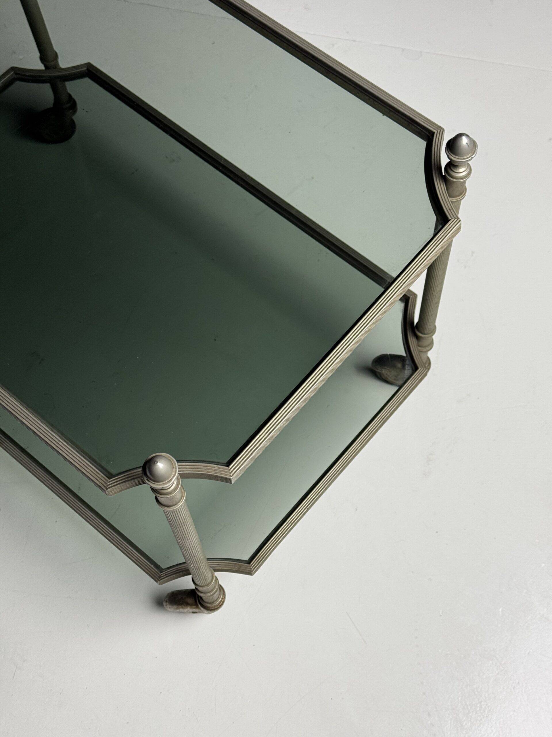 French coffee table metal mid 20th century