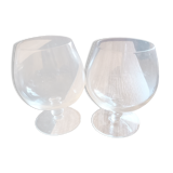 2 verres cognac ou armagnac