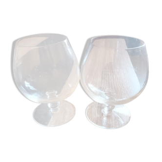 2 verres cognac ou armagnac