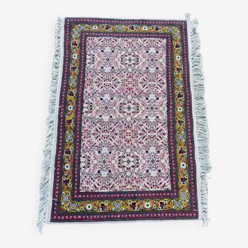 Tapis artisanal tissé main 99/142cm