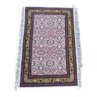 Tapis artisanal tissé main 99/142cm