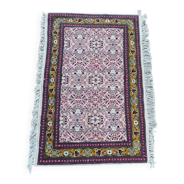 Tapis artisanal tissé main 99/142cm