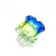 Corolle Vase Massif Hospodka Chřibská Cristal Sommerso Bicolour
