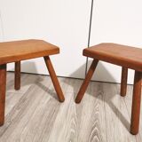 Pair of tripod stools