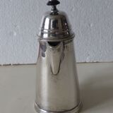 Silver-plated metal teapot
