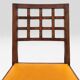 Solid oak chair, Victor Courtray, Art Deco, 1930