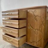 Vintage chest of drawers, 1930s, renovated