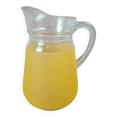 Vintage yellow glass jug – elegant & bright