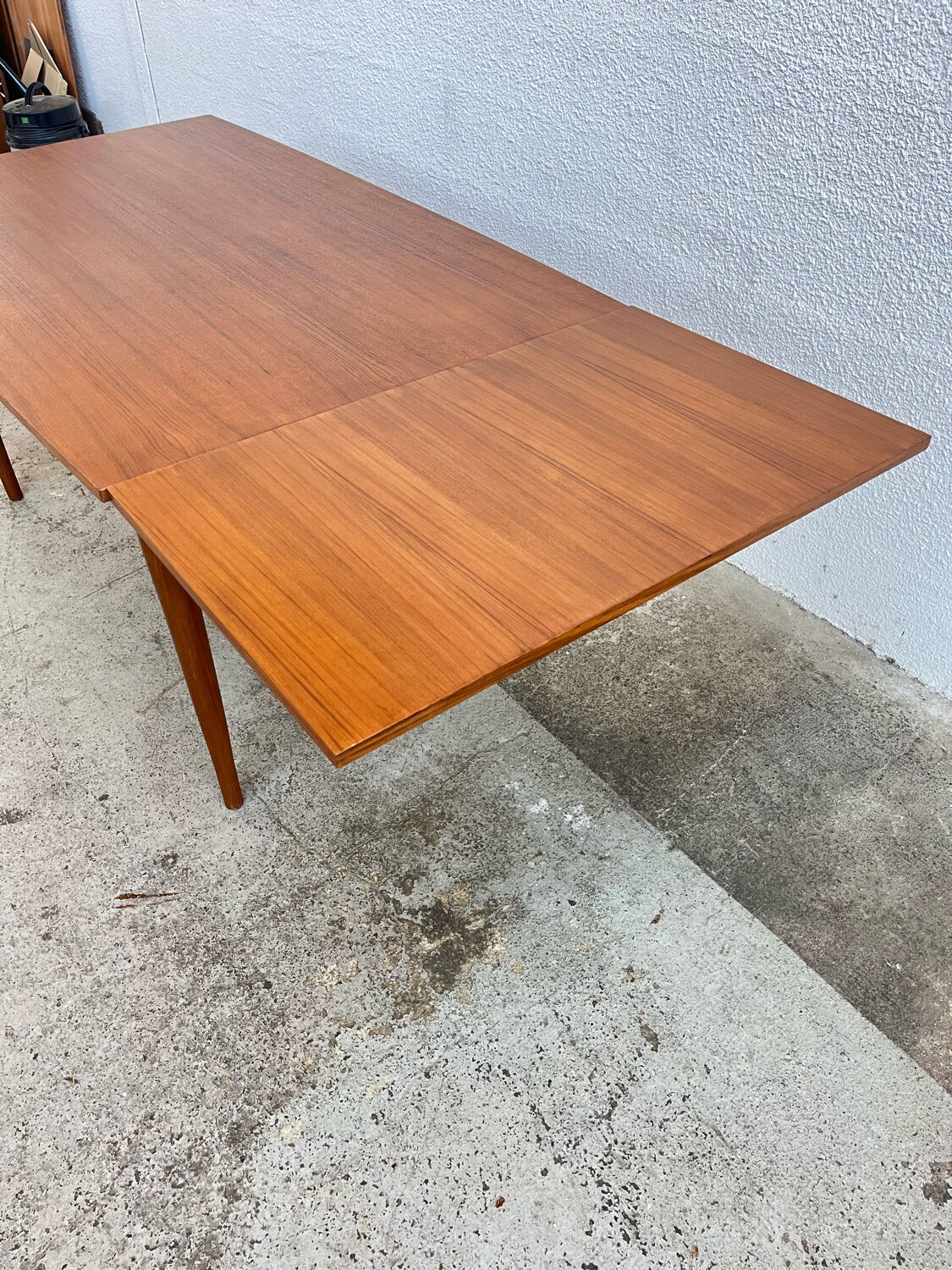 Table en teck avec rallonges