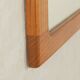 Classic mirror from the 1960s with high-quality solid teak frame