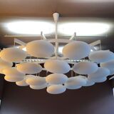 Impressive large modern cloud chandelier from the mid-century Milchhalle Vienna.