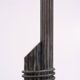 Greek revival bronze floor lamp, 1980s, italy