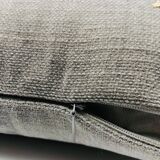 Square cushion, cover and insert. Grey, Champagne. Mila model.