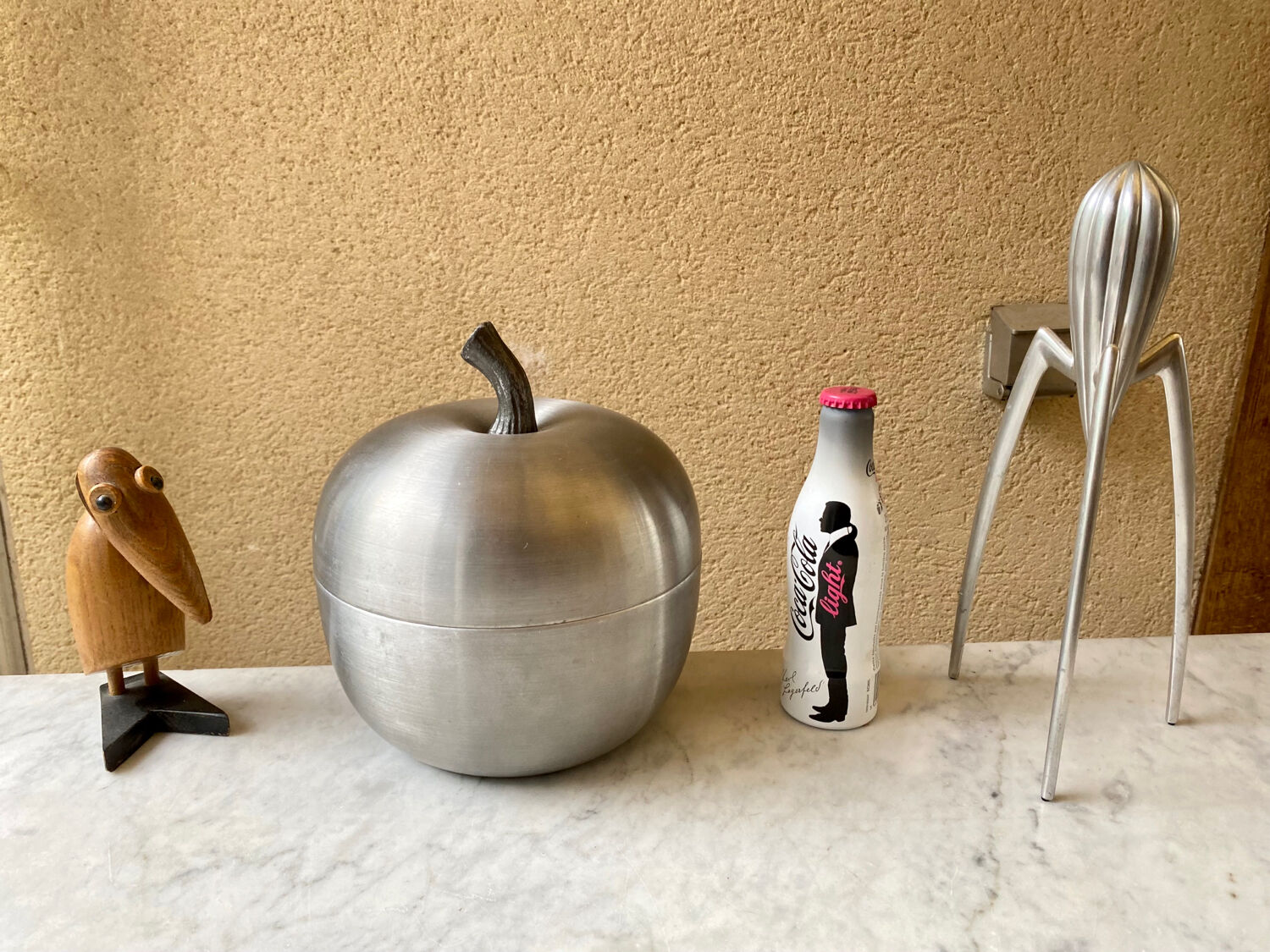 Vintage giant apple ice cube bucket from the 70s