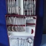 Silver metal housewife