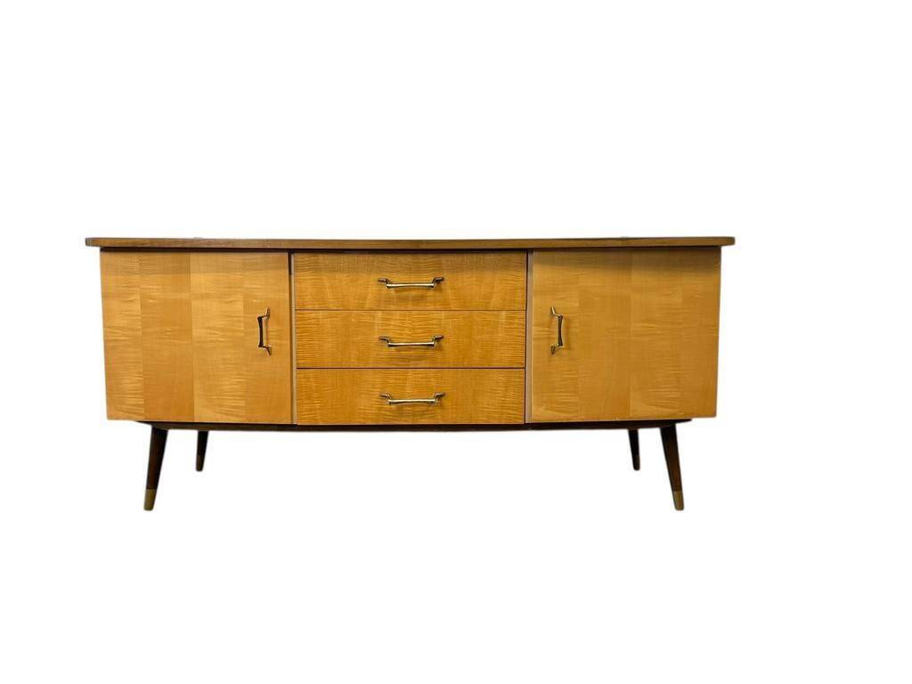 Meuble TV bas vintage en bois / lowboard / buffet bas