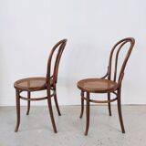 Pair of chairs cannée Fischel bistro