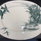 Jules Vieillard Bordeaux grand plat en terre de fer