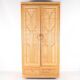 Wardrobe in rattan and raffia