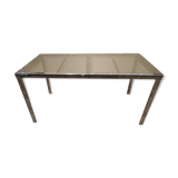 Smoked glass dining table