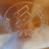Round mirror with rim from the 70s brand Syla