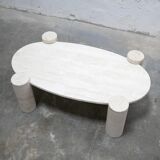 Vintage travertine coffee table