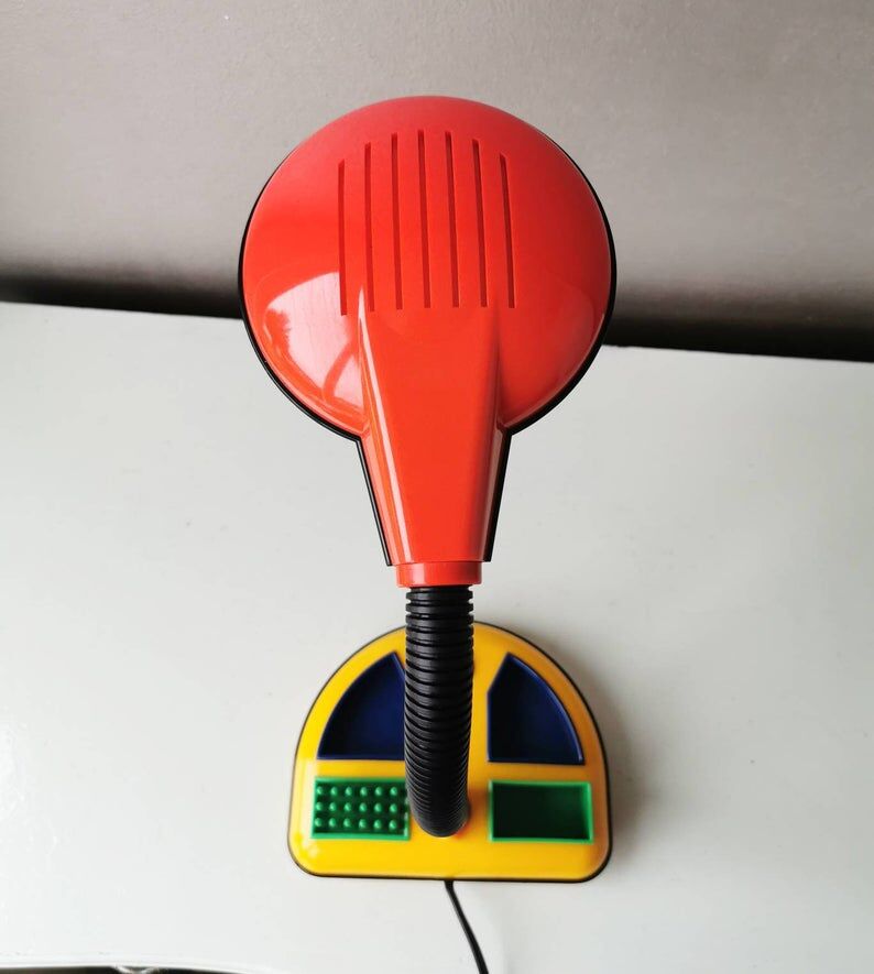 1980s plastic desk lamp