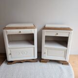 Pair of revisited 1930s bedside tables