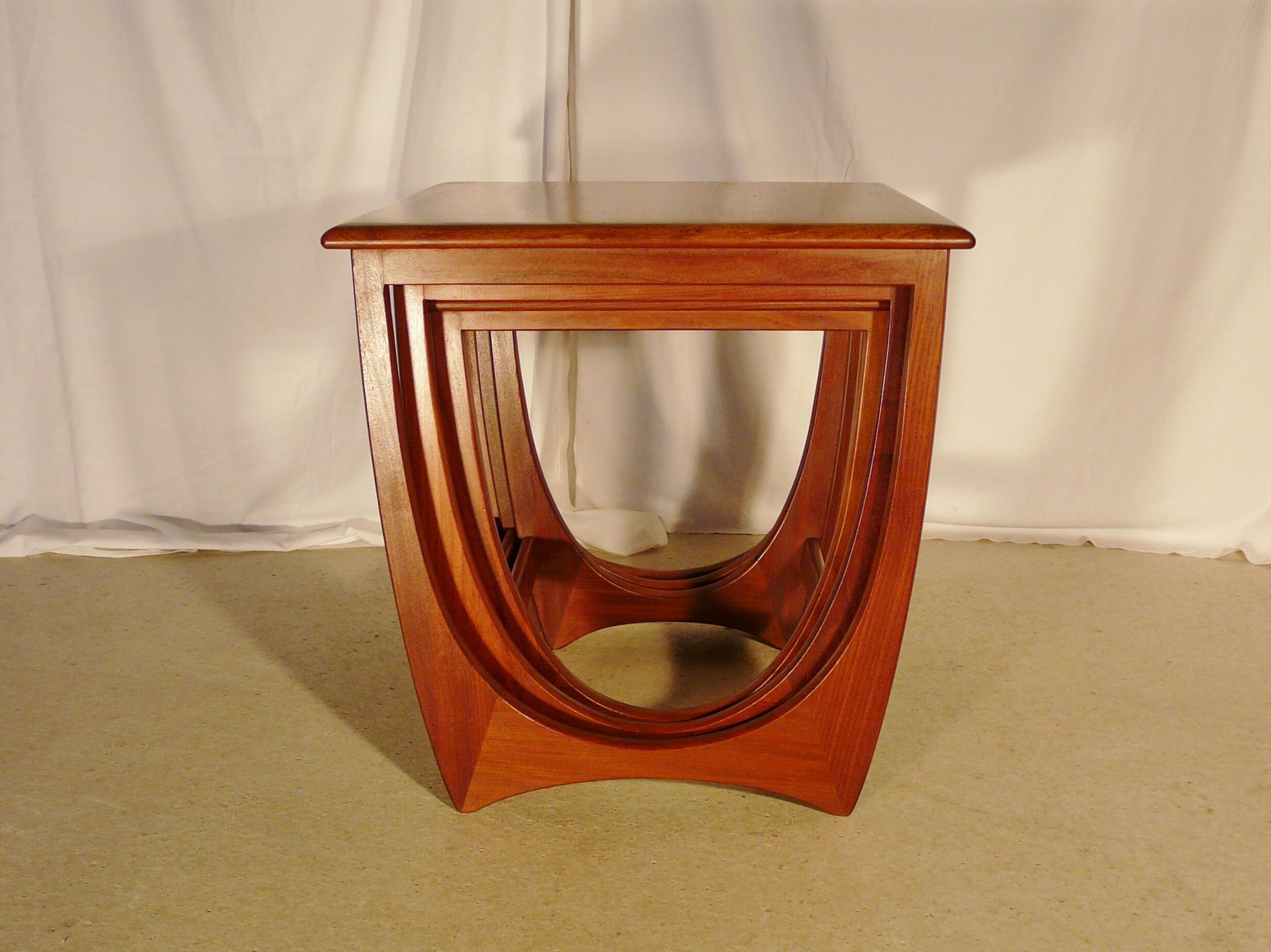 Scandinavian teak nesting tables brand G Plan