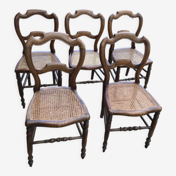 Lot de 5 chaises