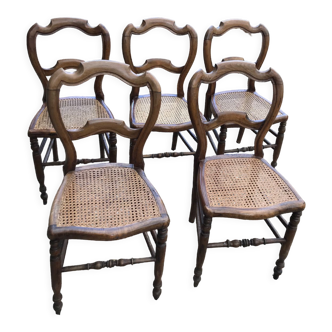 Lot de 5 chaises