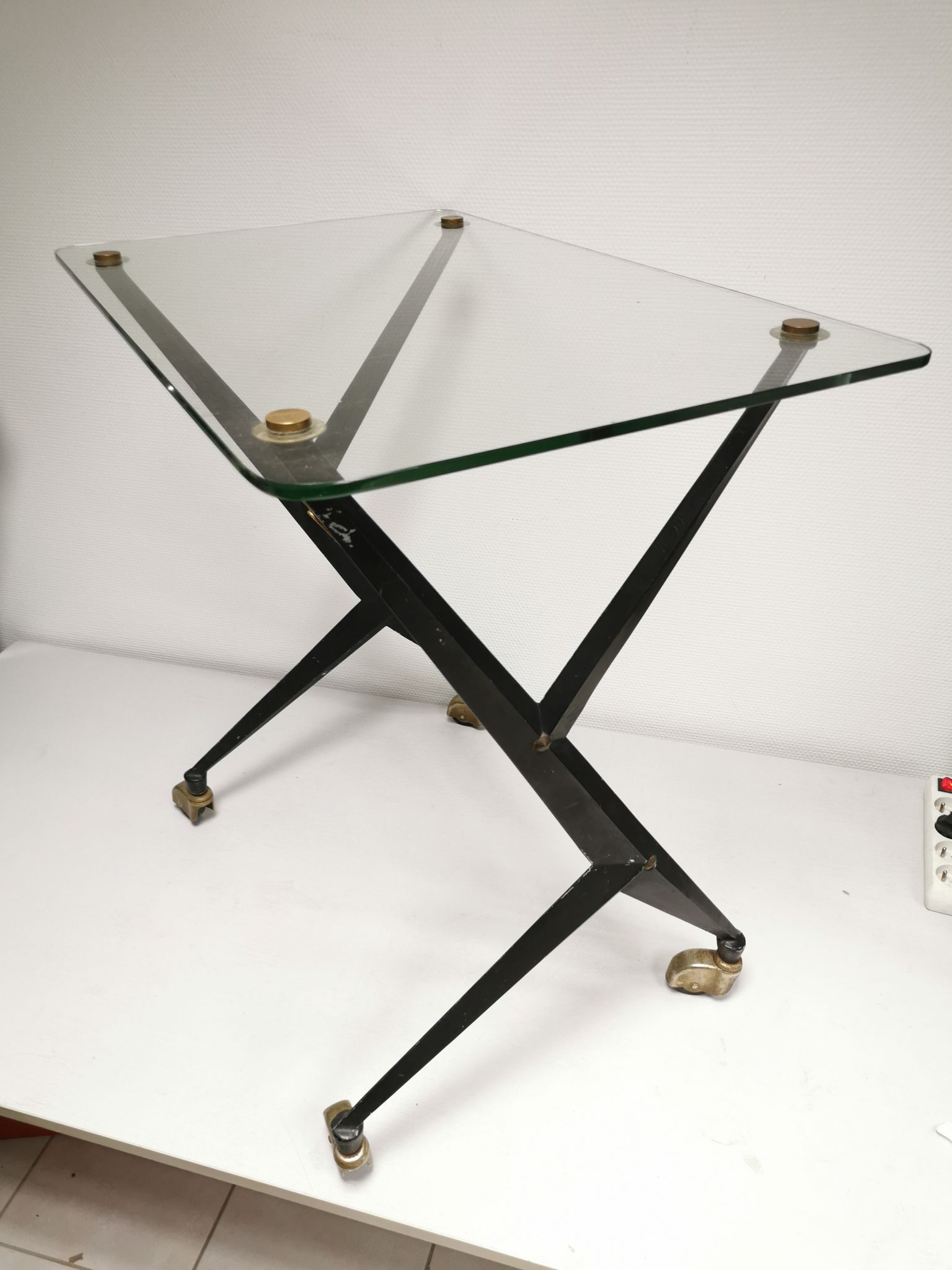 Table de marque " Créations Jarden", France années 60