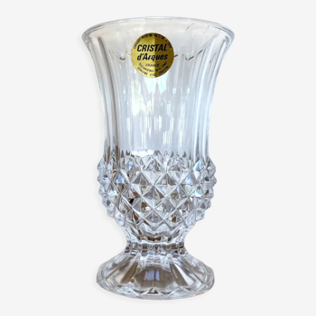 Tulip vase in Arques crystal