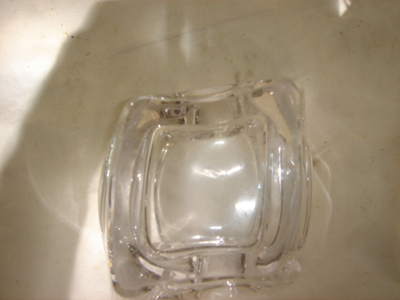 1970 crystal ashtray