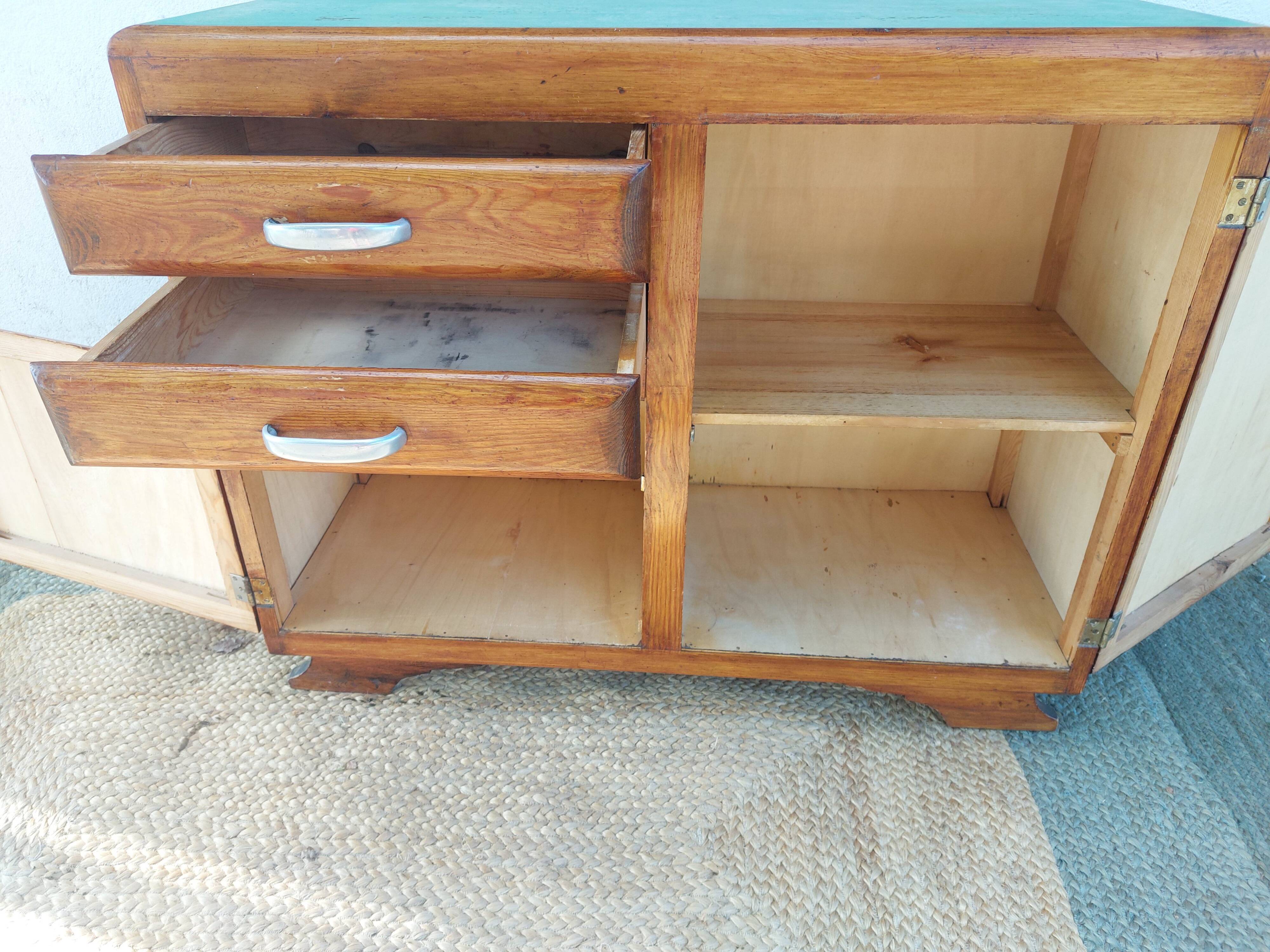Vintage Mado sideboard with asymmetrical doors