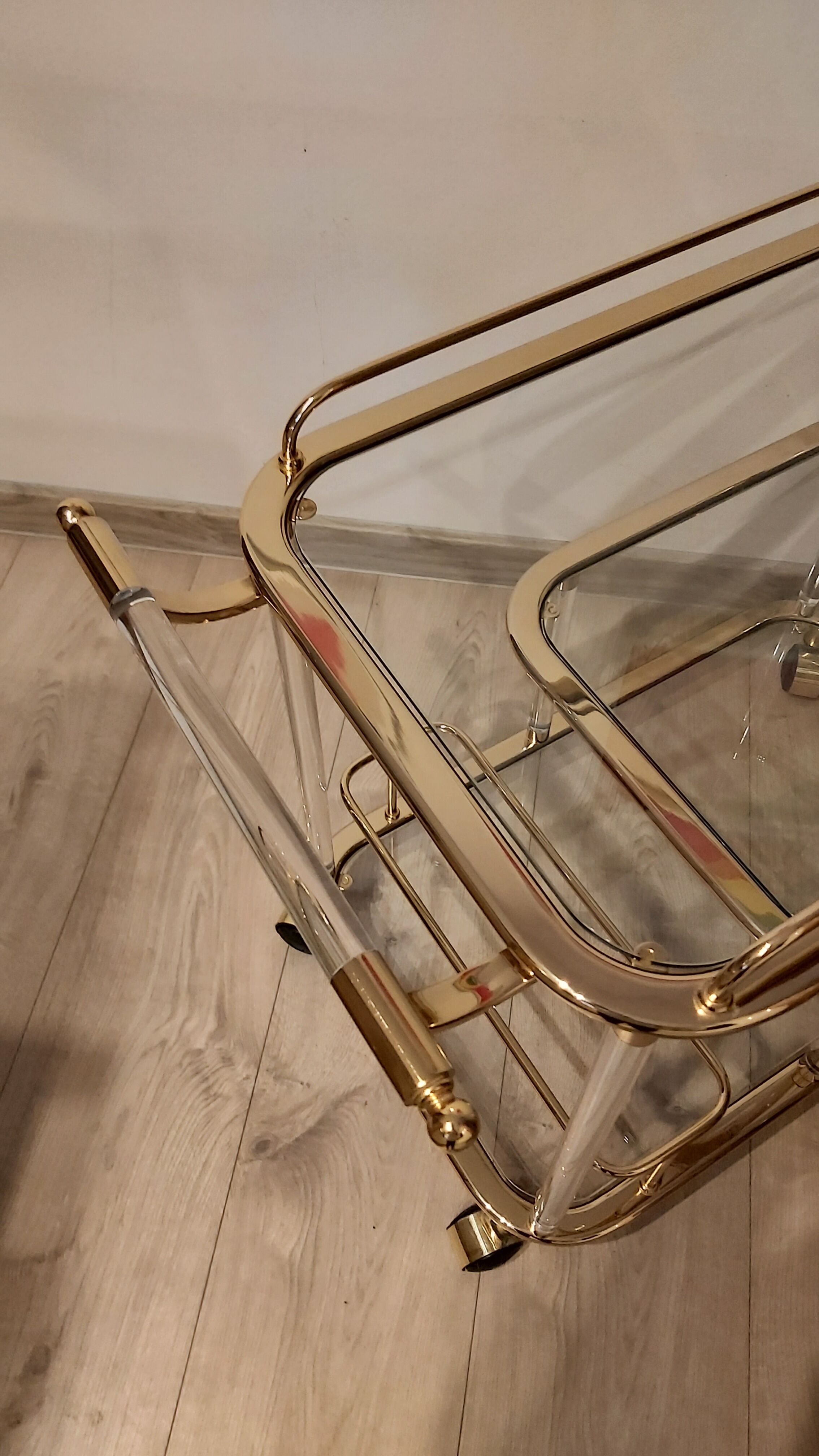 Bar cart, designed by F. Orsenigo, Orsenigo, Italy, 1980s