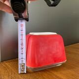 Beurrier Pyrex rouge