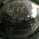 Set of 10 Saint Clément oyster barbotine plates circa 1940