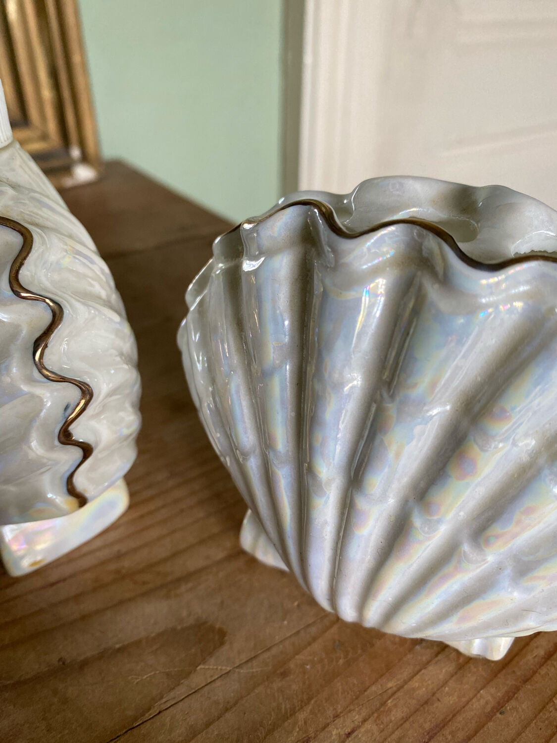 Soap dispenser and shell toothbrush storage